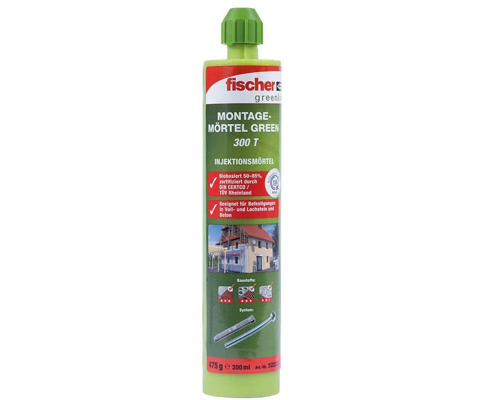 fischer Schrauben- und Dübel-Set Fischer Montagemörtel Green 300 T K