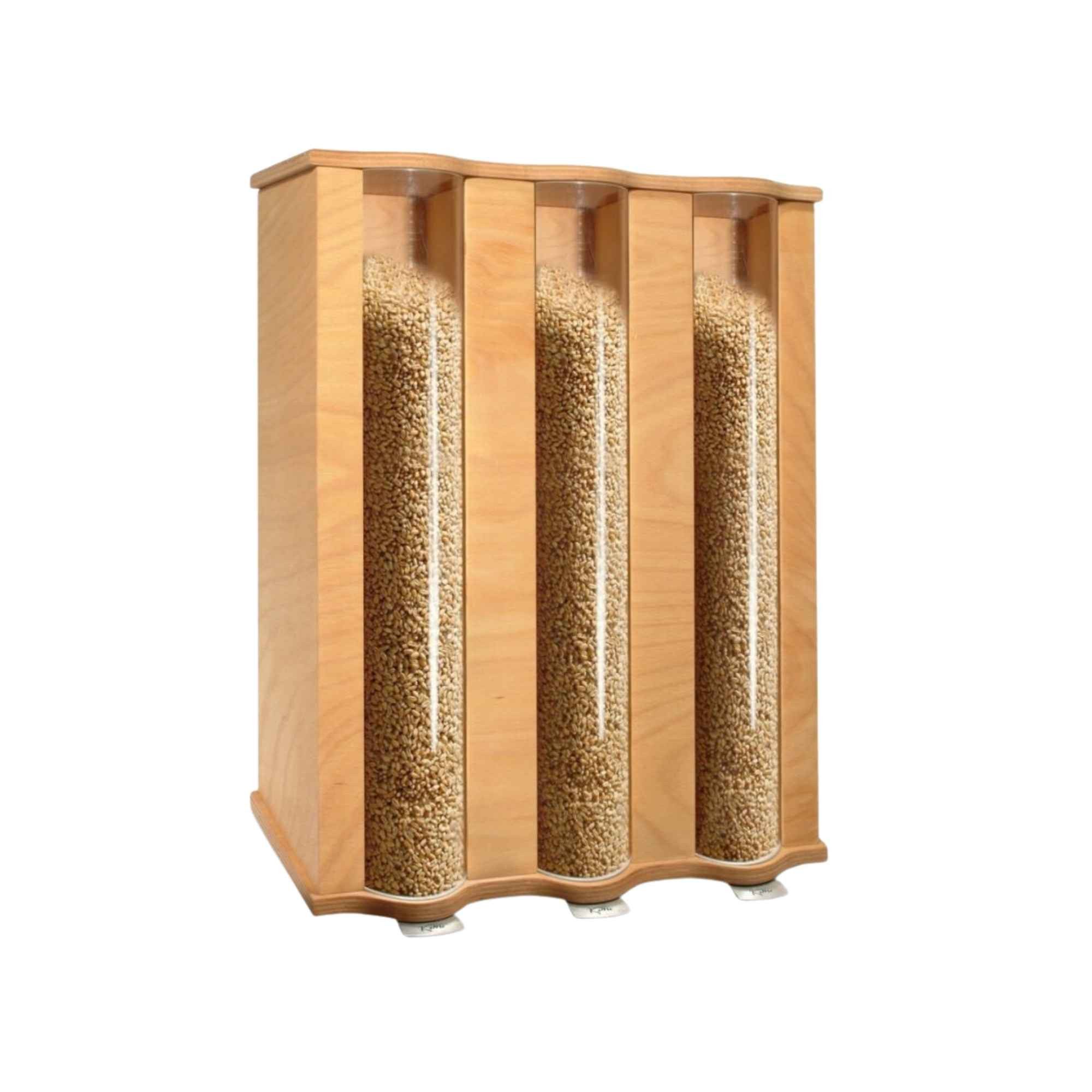 KoMo Getreidemühle Komo Dreikammer Getreidespeicher