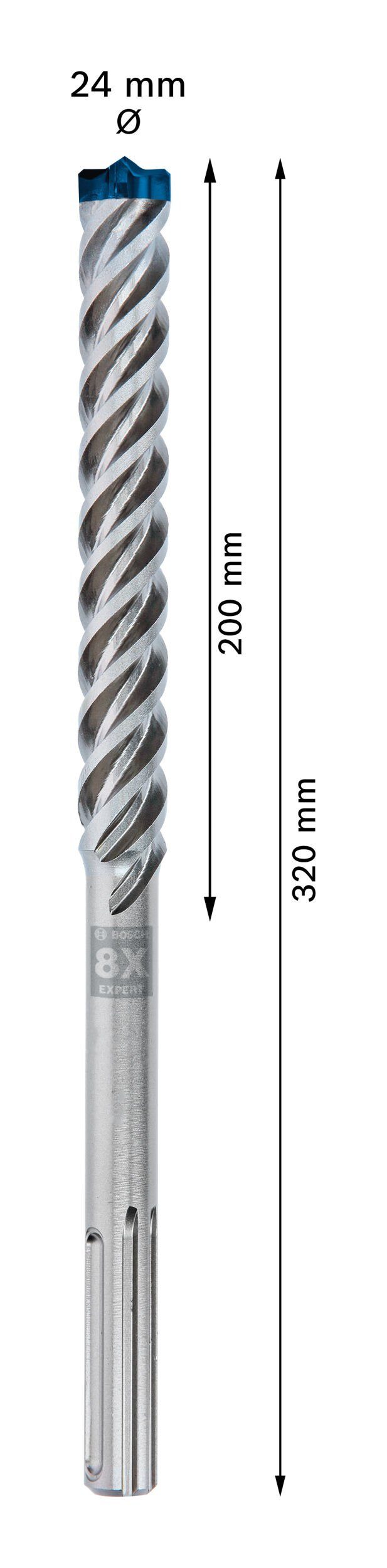 200 Expert SDS Hammerbohrer mm x BOSCH max-8X, Universalbohrer 320 24 - x