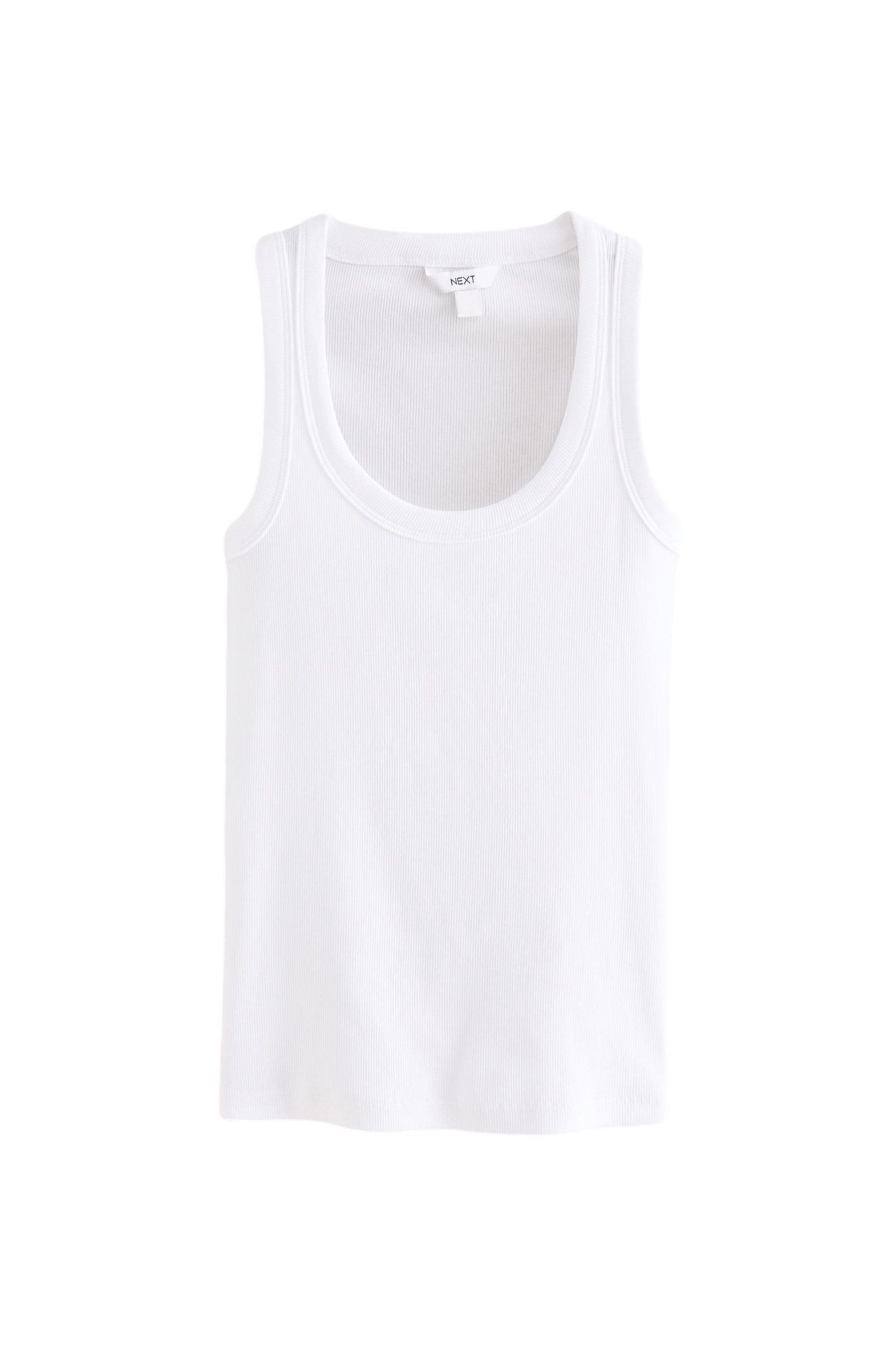Next Shirttop Geripptes Premium Trägertop mit U-Ausschnitt (1-tlg)