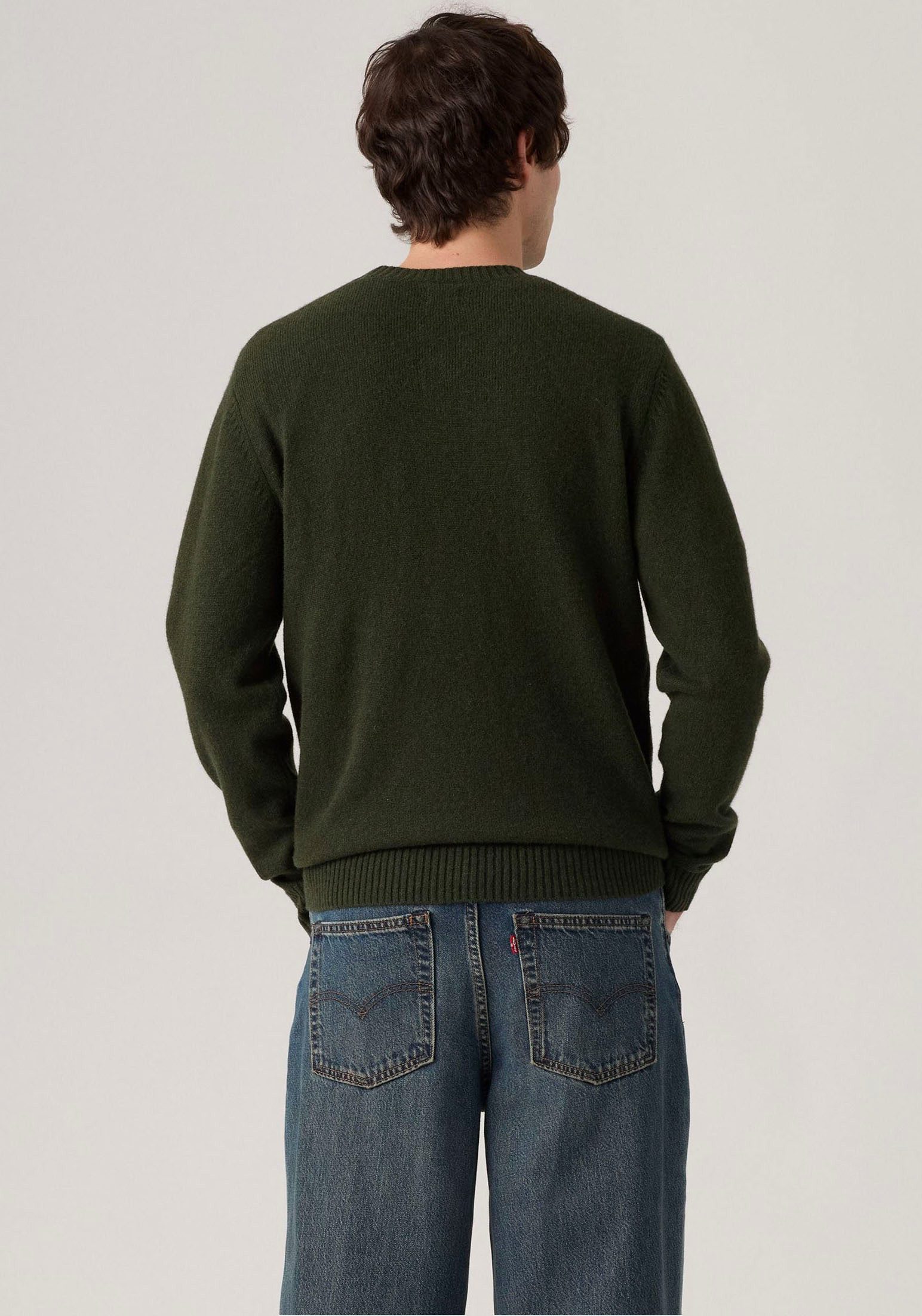 Levi's® Wollpullover ORIGINAL HM SWEATER klassische Rundhalsform