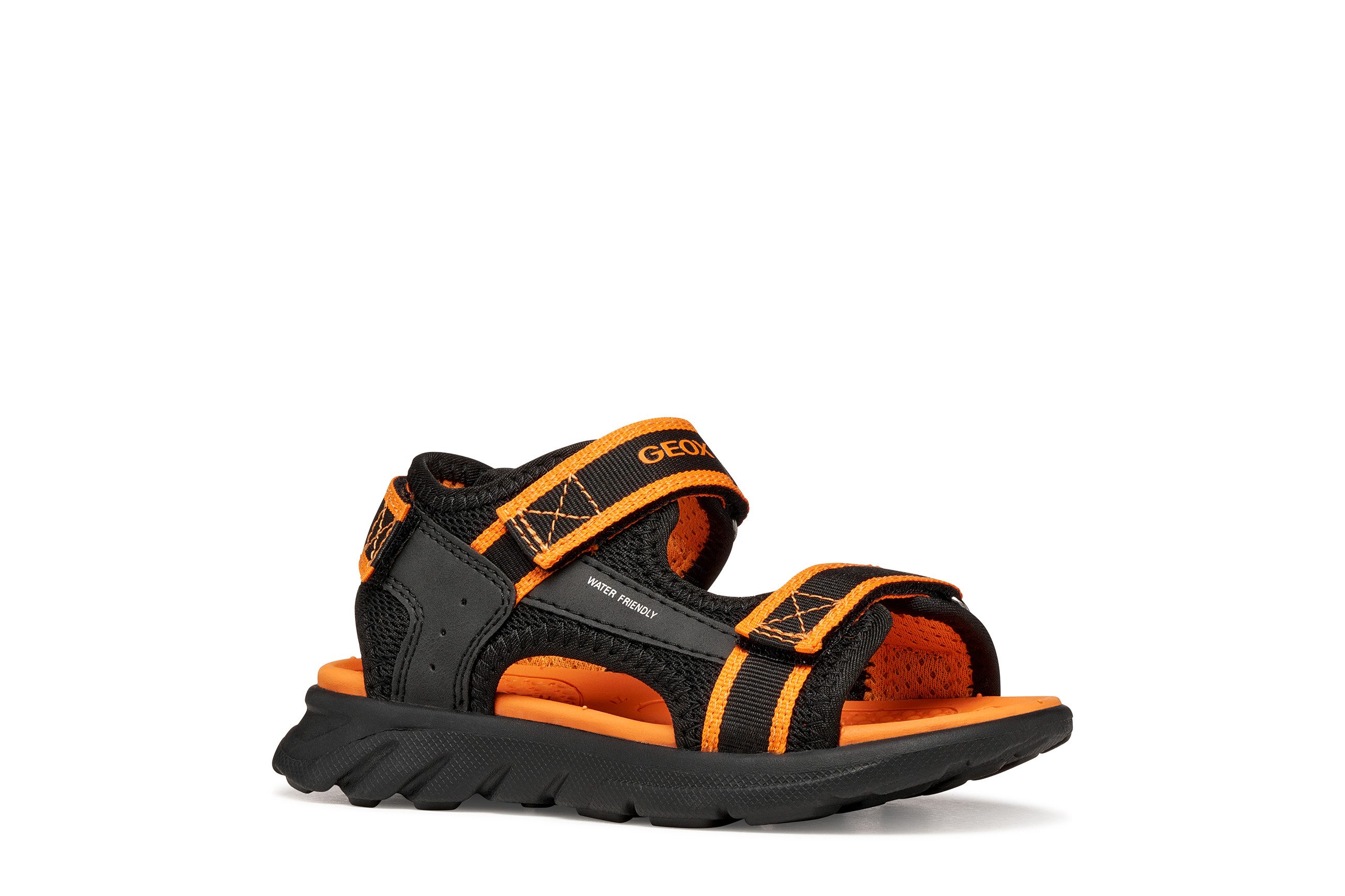 Geox J SANDAL AIRADYUM BO Sandale Klettschuh, Freizeitschuh mit Größenschablone zum Download