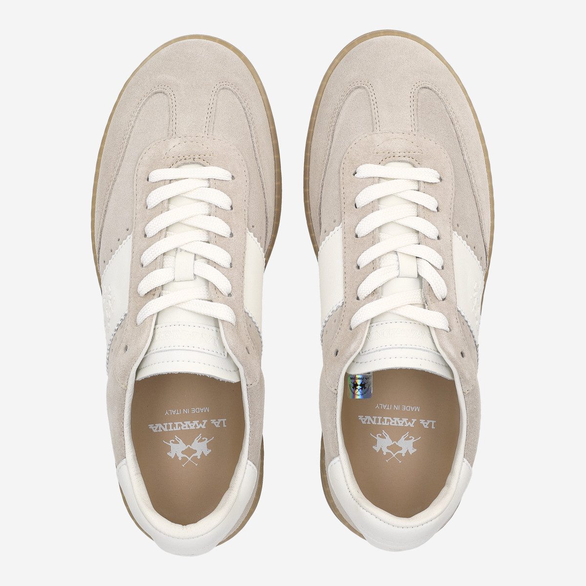 La Martina La Martina SCARPA UOMO, Sneaker, Beige kombiniert, Herren Sneaker