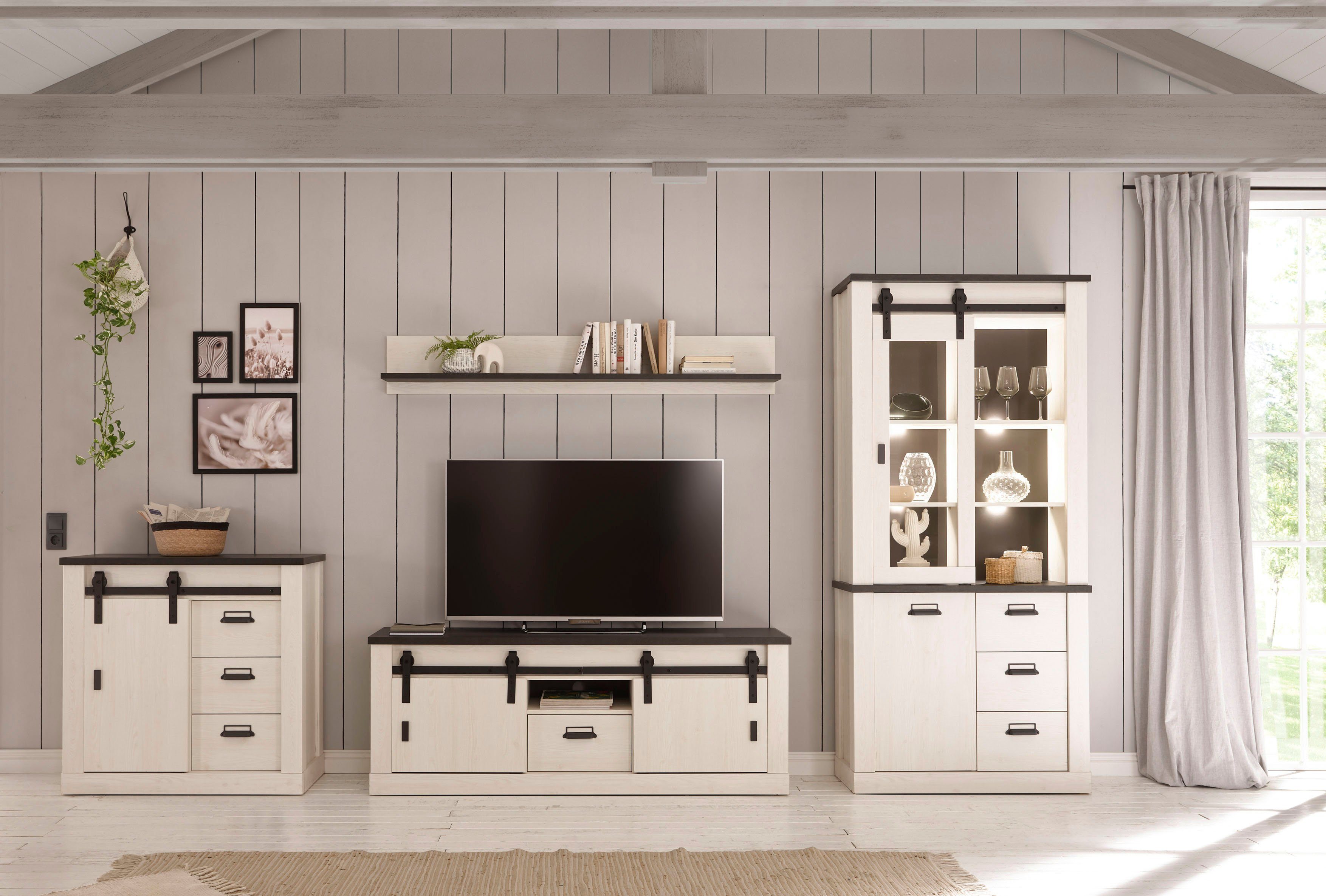 Home affaire Vitrine SHERWOOD Breite ca. 93 cm