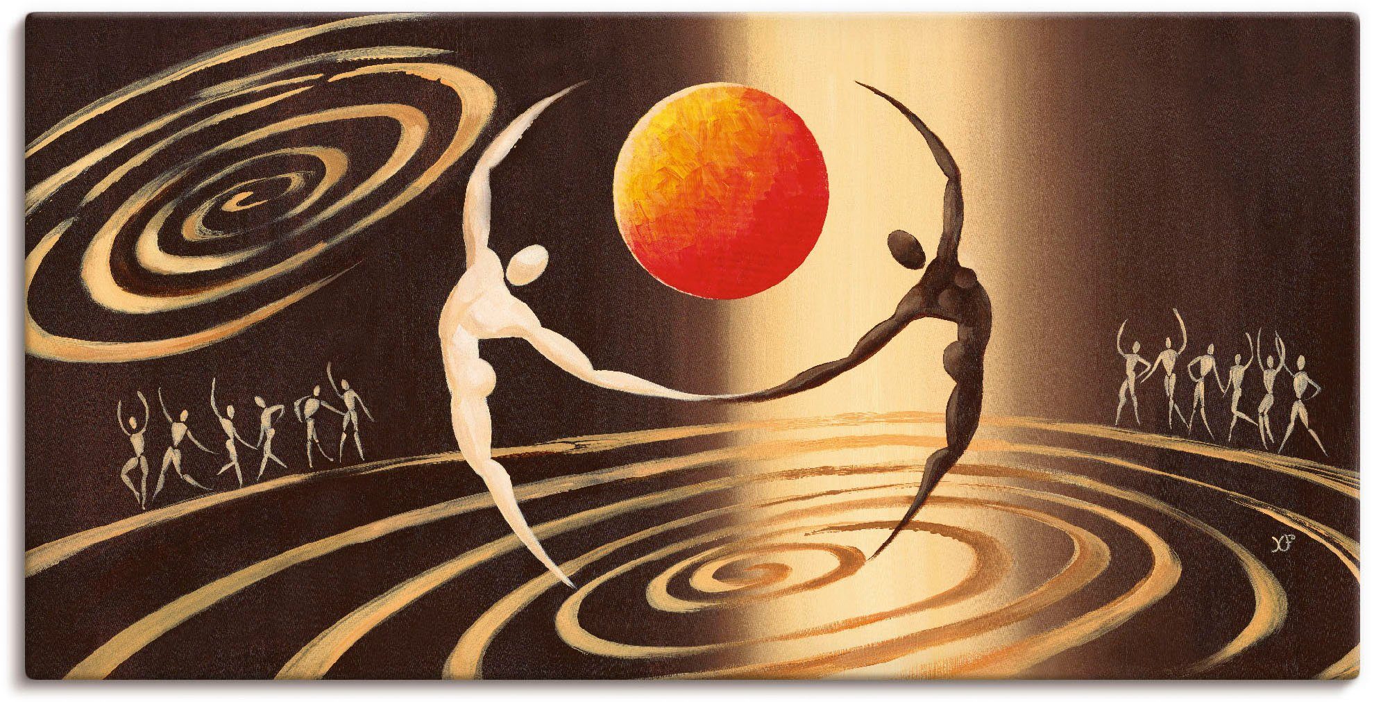 Artland Wandbild Über dem Universum, Paar (1 St), als Alubild, Outdoorbild, Leinwandbild, Wandaufkleber, versch. Größen