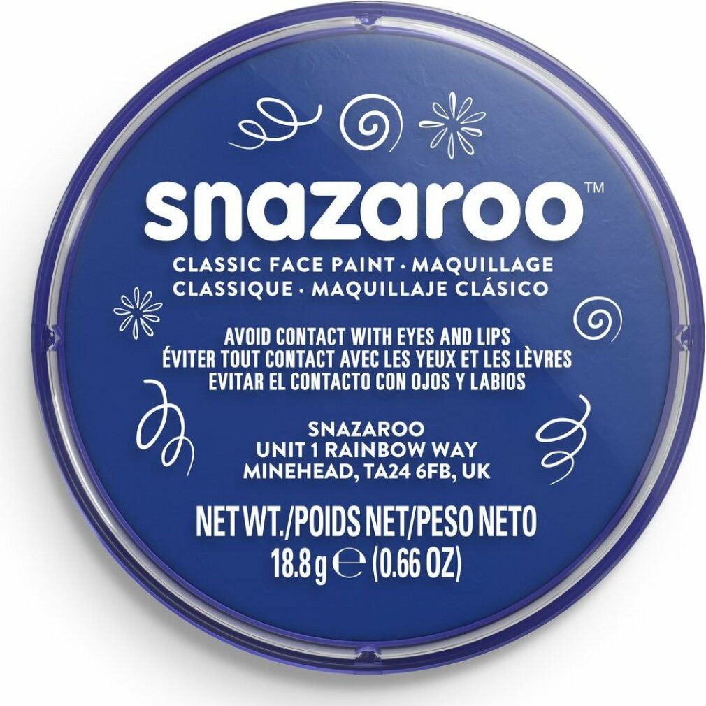 snazaroo Theaterschminke SNAZAROO Gesichtsfarbe Königsblau 18ml