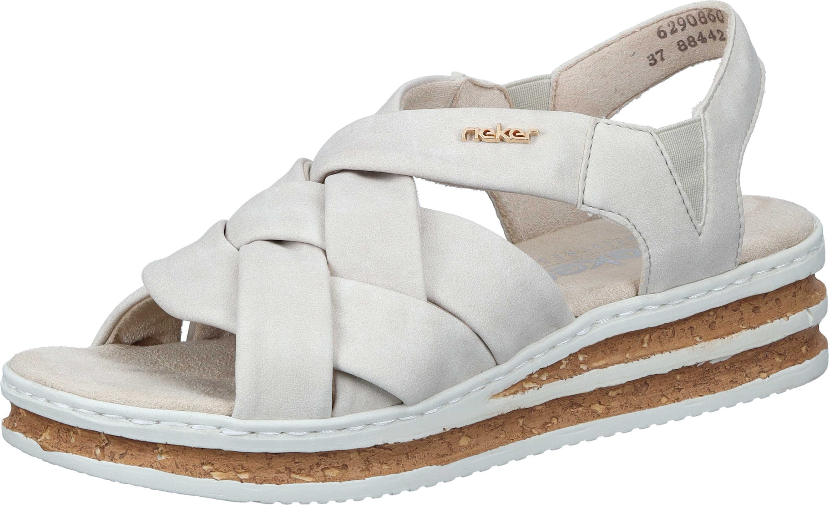 Rieker Sandaletten Sandalette aus strapazierfähigem Synthetik