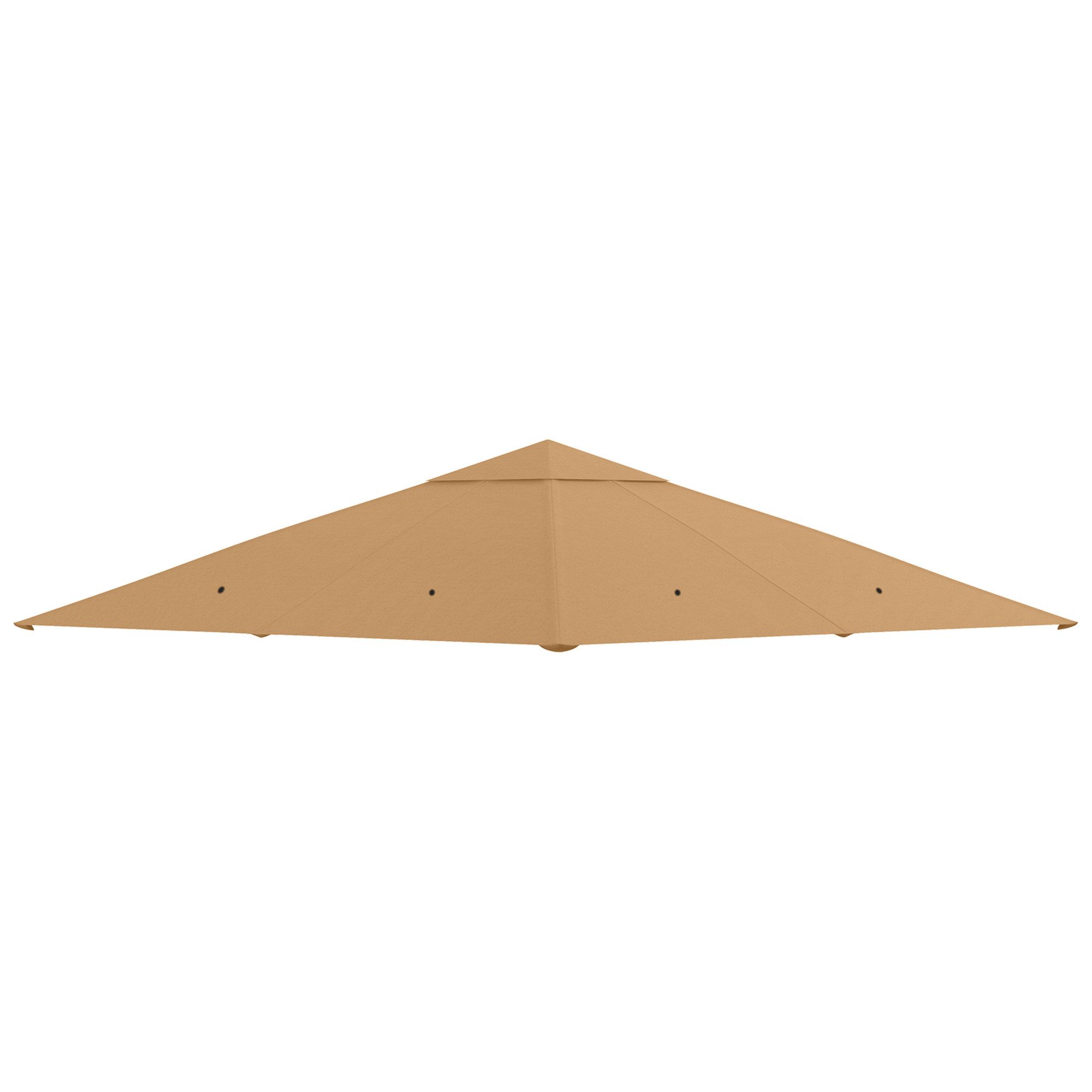 MC Star Pavillon Ersatzdach für Gartenpavillon, Polyester, 2,98 x 2,95 m, Beige