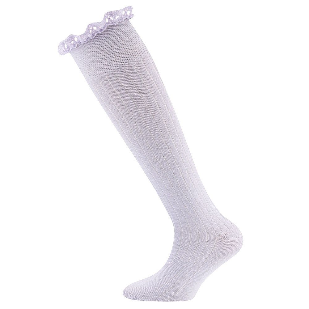 Ewers Kniestrümpfe Kniestrümpfe Rippe/Spitze