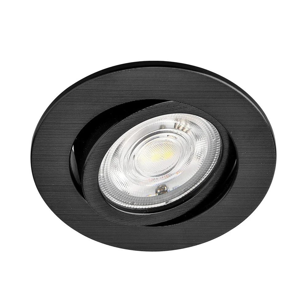 Mundotec LED Einbauleuchte LED Einbauspot Einbaustrahler 5W rund IP40 schwenkbar Ø7,0 cm