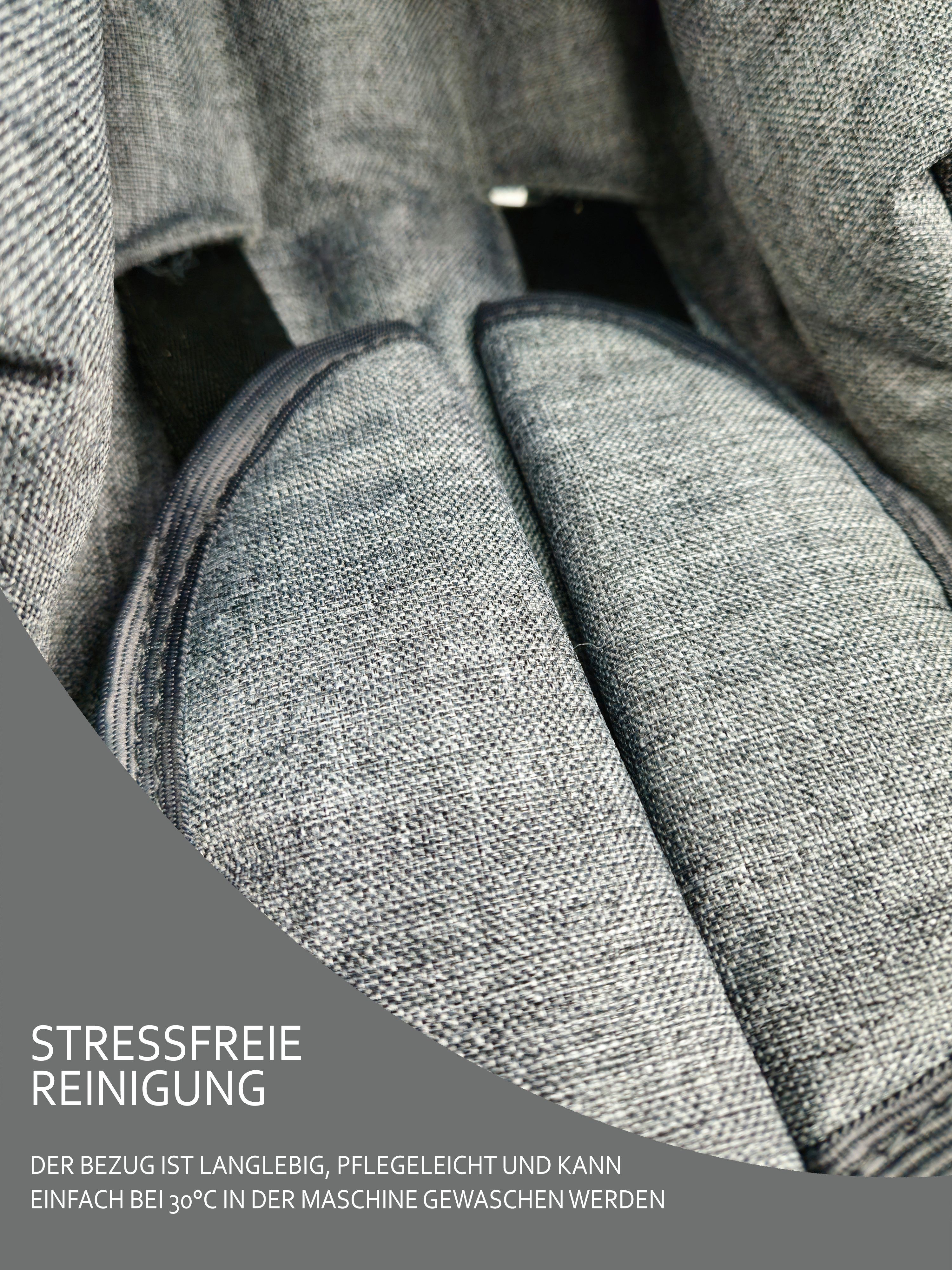 BambiniWelt by Rafael K. Babyschale Ersatzbezug kompatibel mit Maxi Cosi Cabrio Fix Babyschale 6-tlg, ab: 0+, bis: 14 Monate