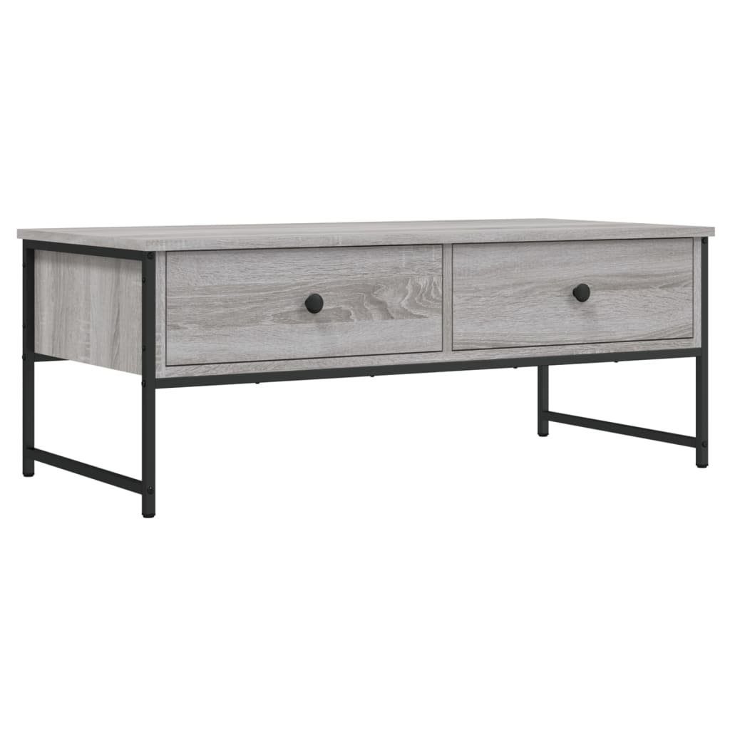 Couchtisch Couchtisch Grau Sonoma 101x49x39,5 cm Holzwerkstoff