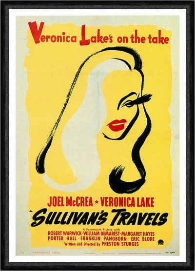 Kunstdruck Veronica Lakes on the take: Sullivan Travels McCrea Kunstdruck Faks_We, (1 St)