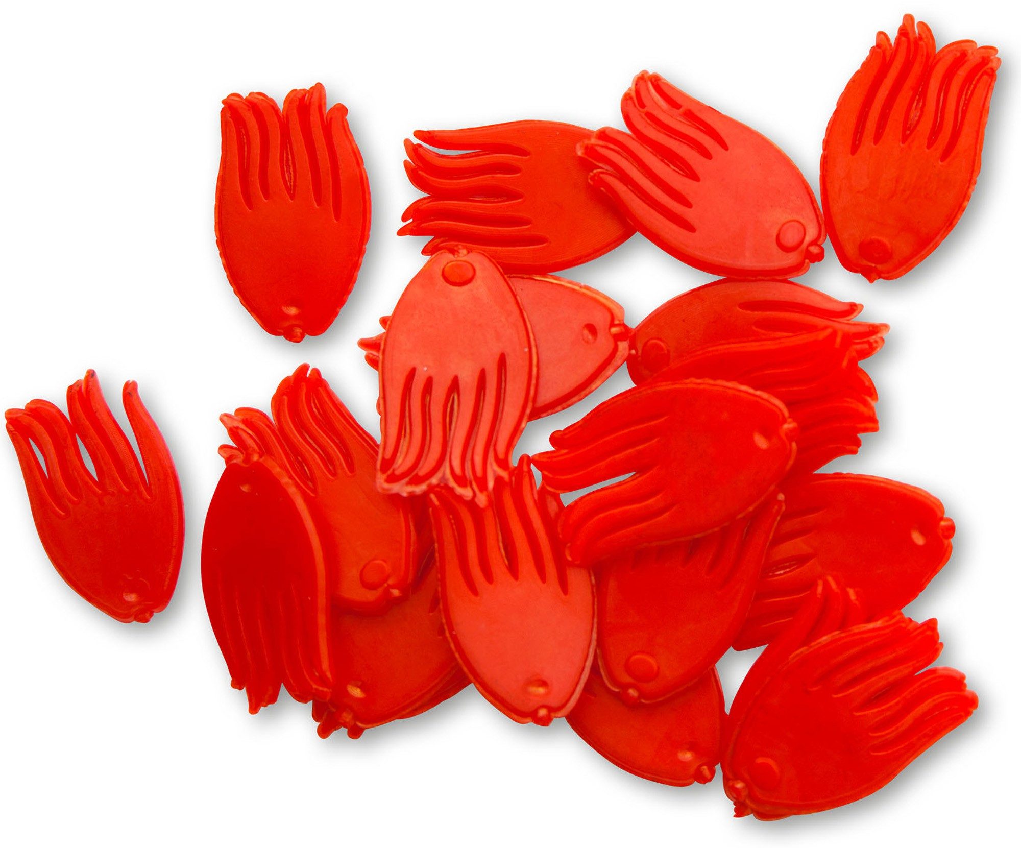 Quantum Kunstköder Quantum Mr Pike Spotty rot - 20 Köderstopper Fähnchen