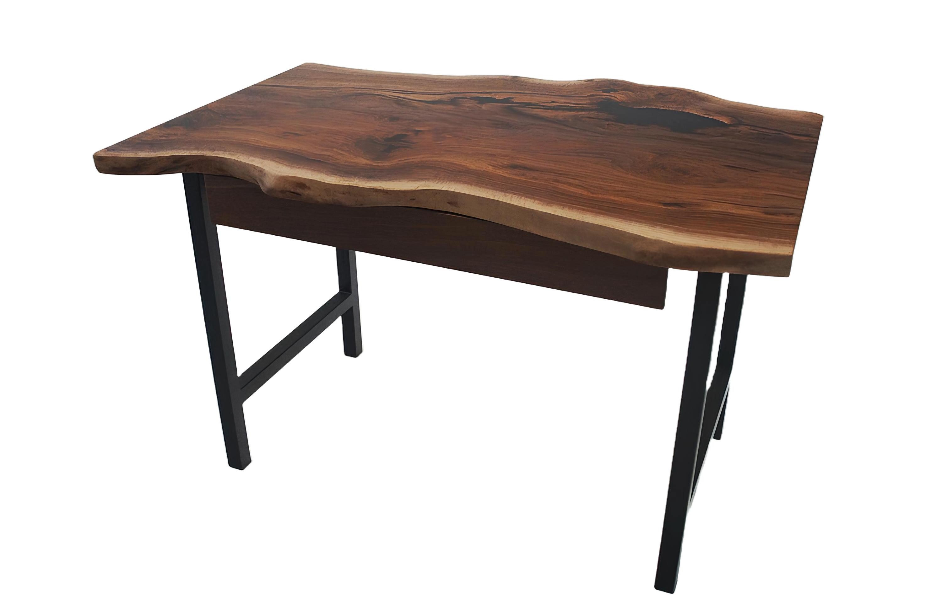 Xlmoebel Schreibtisch Handgefertigter Design Schreibtisch aus Massivholz 100*70cm (Schreibtisch), Hergestellt in Europa