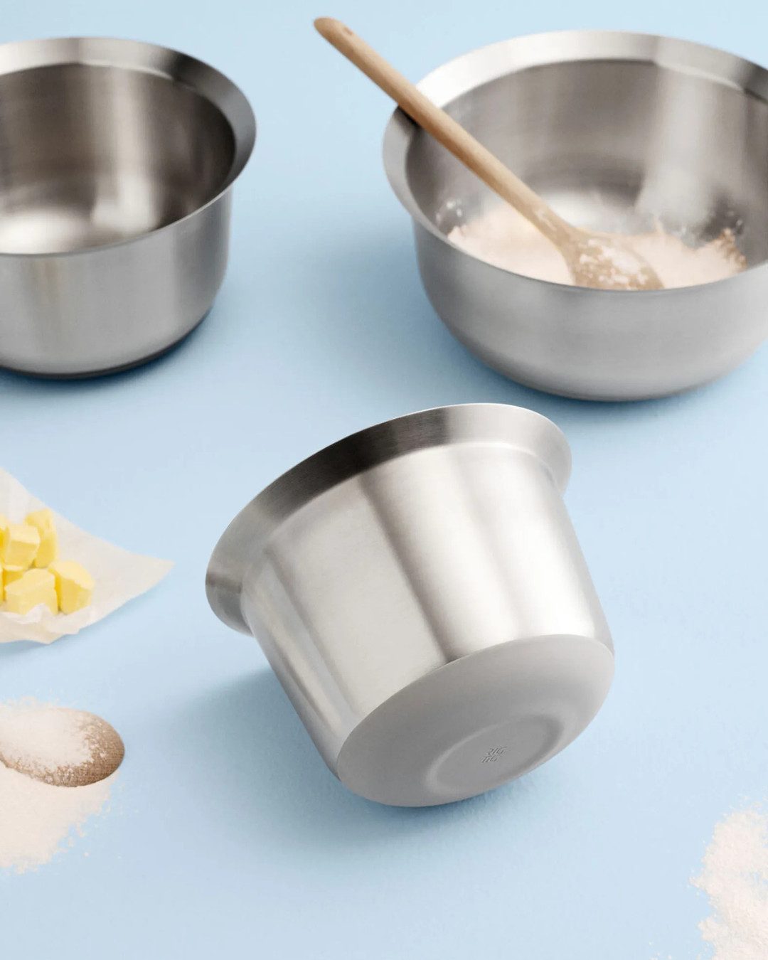 Stelton Rührschüssel MIX-IT, (Packung), Rutschfester Silikonboden für stabilen Stand beim Mixen