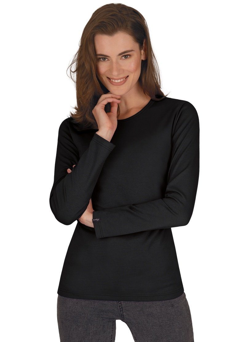 Trigema Longsleeve TRIGEMA Langarmshirt (1-tlg)