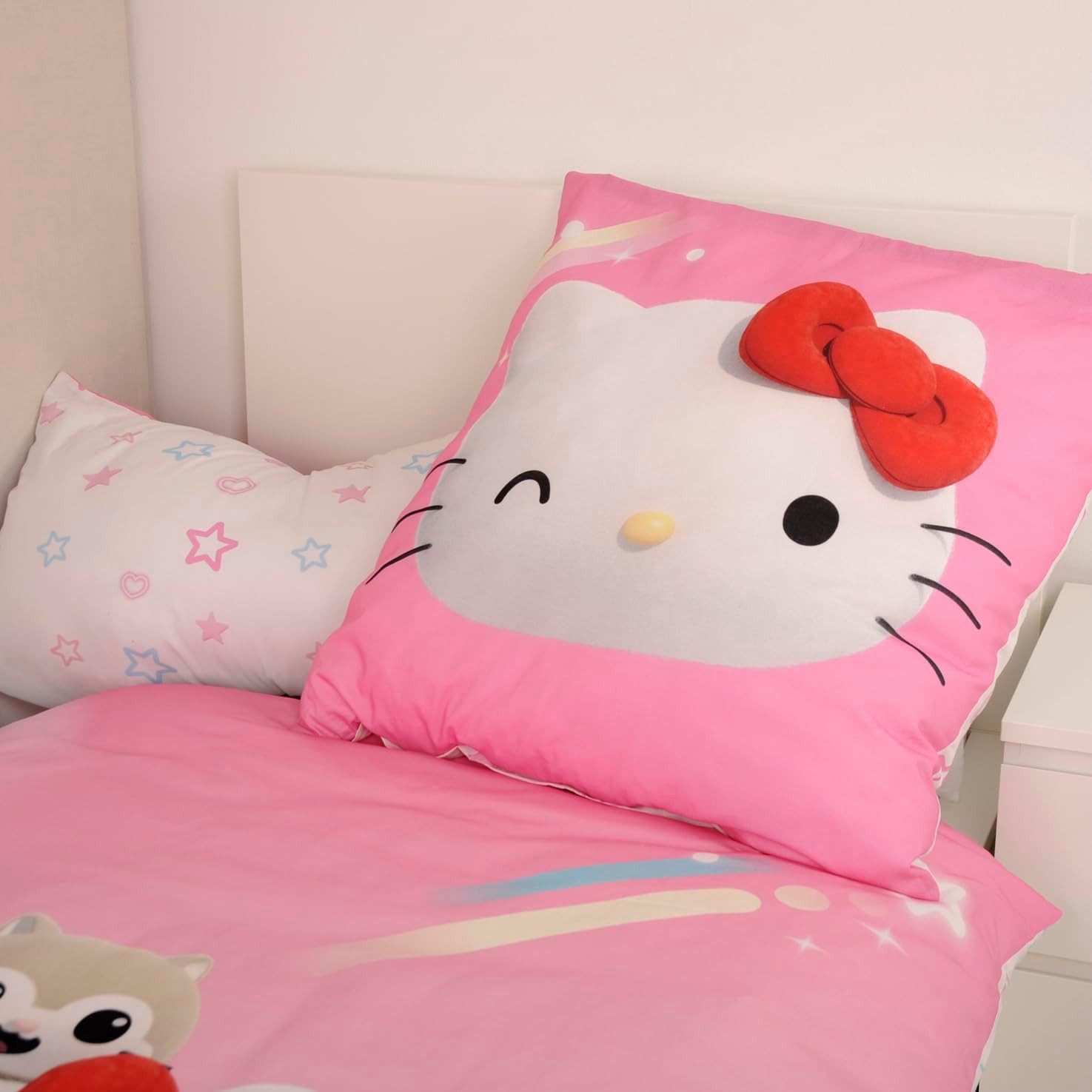 Herding Bettwäsche Hello Kitty - Wende-Bettwäsche-Set, 135x200 & 80x80, Baumwolle, 100% Baumwolle – Bild 5 von 5