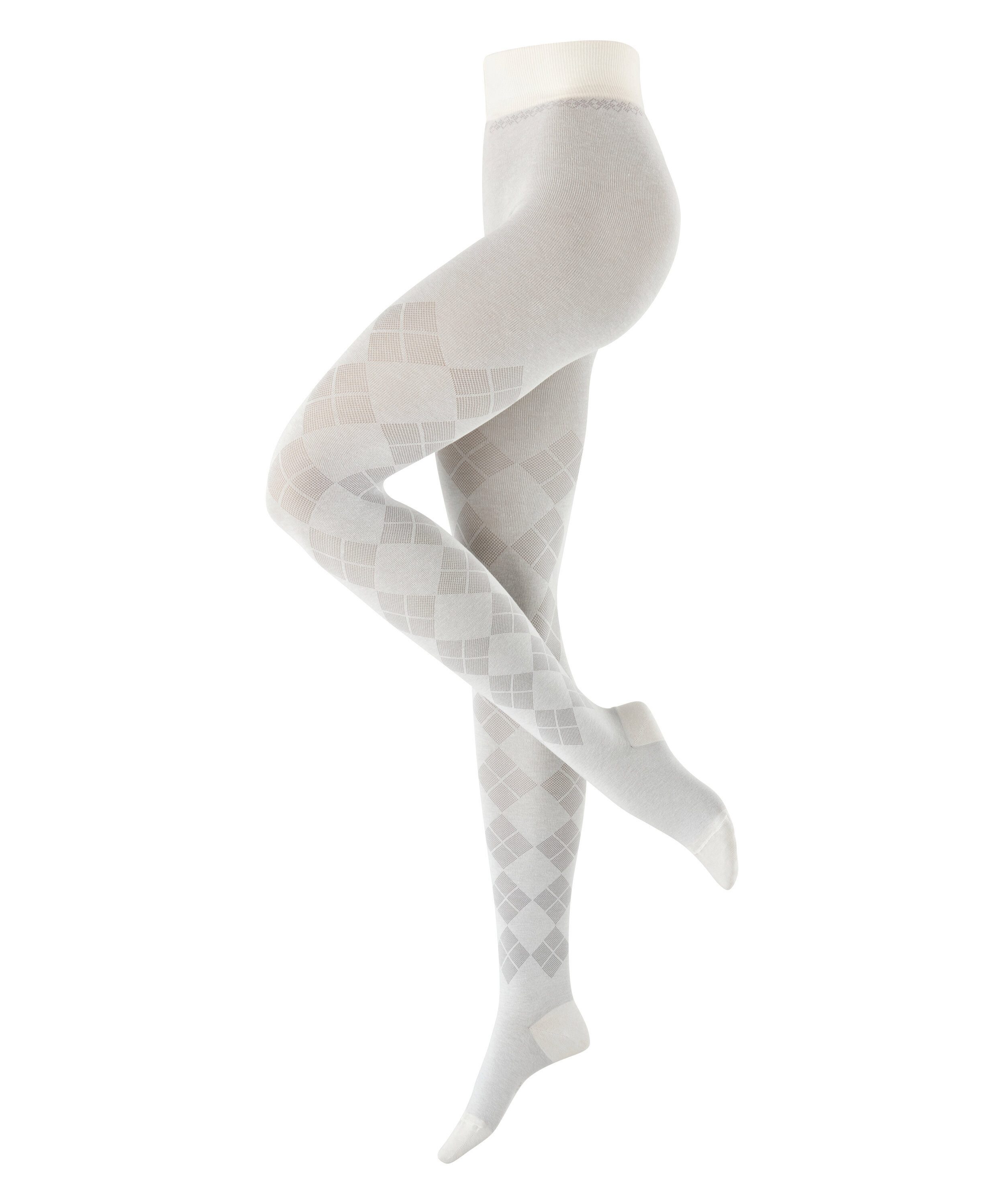 Burlington Strickstrumpfhose Elegant Essence (1 St) mit Argyle-Muster günstig online kaufen