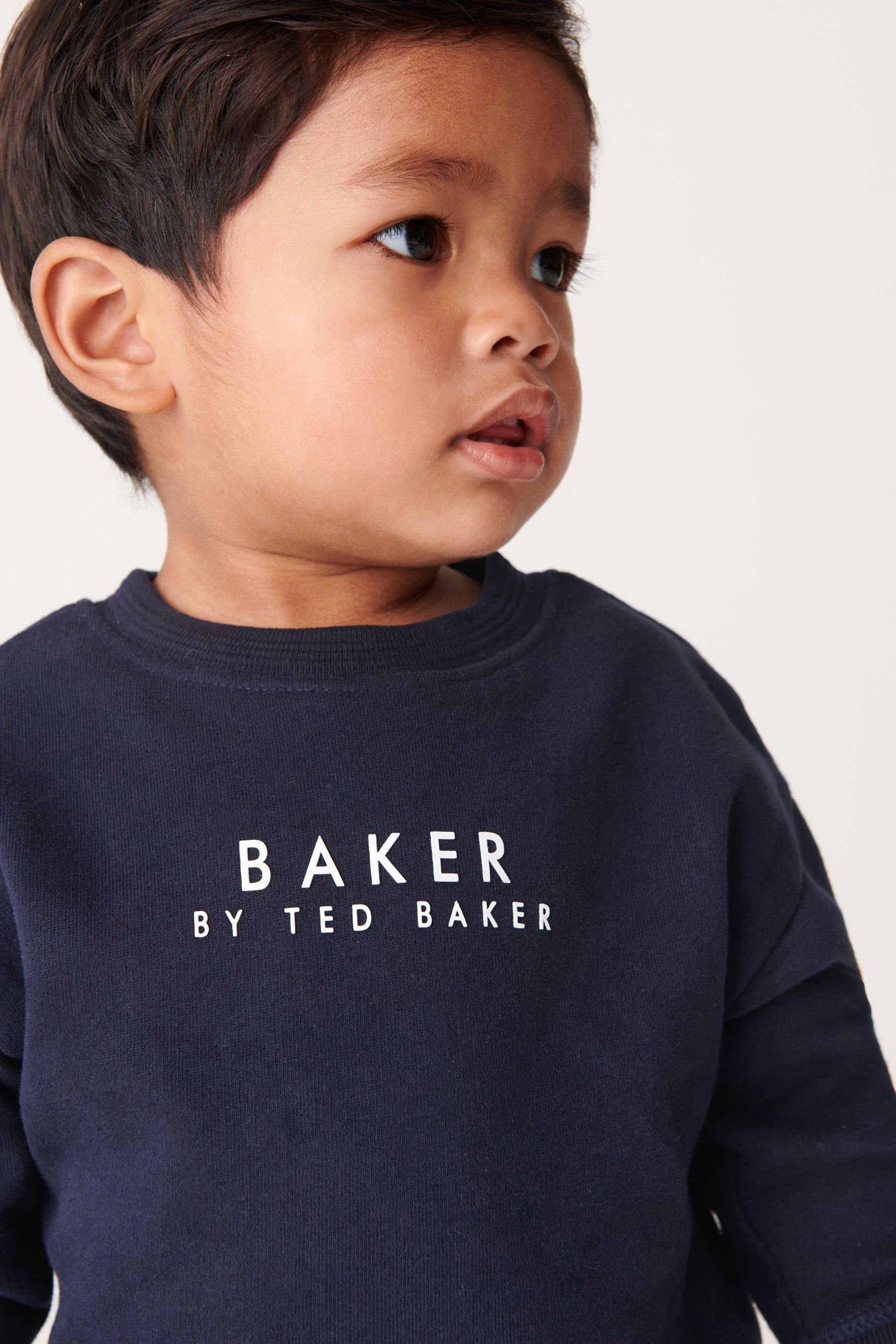 Baker Ted by Sweatshirt (2-tlg) Baker Navy Baker mit by Baker Ted Jogginganzug Sweatanzug