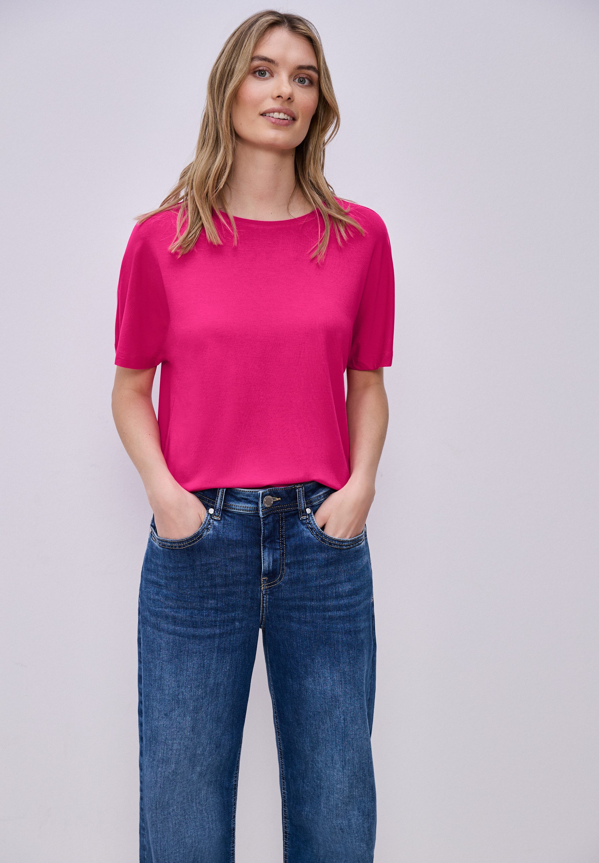 STREET ONE T-Shirt mit Stretchanteil