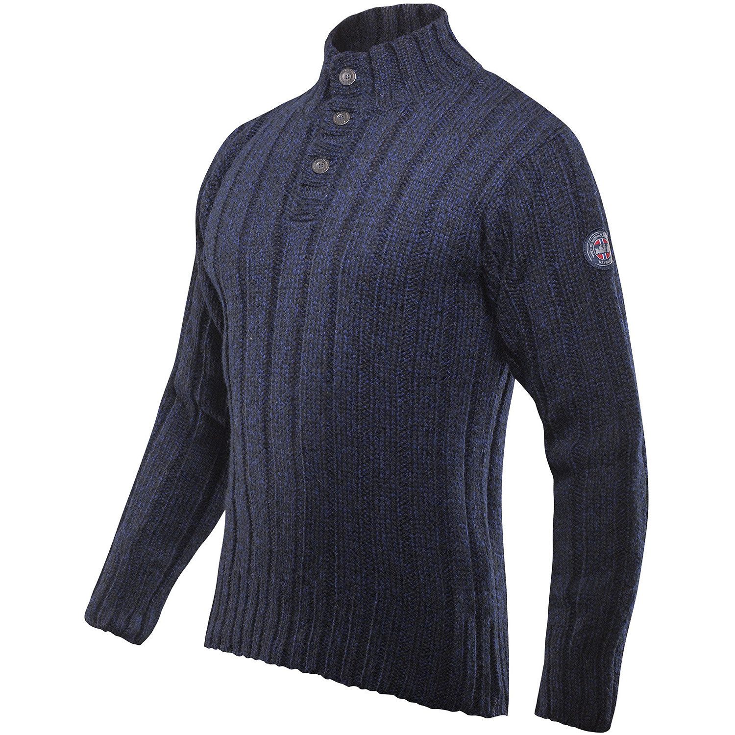Longsleeve Rollkragen NANSEN WOOL BUTTON NECK