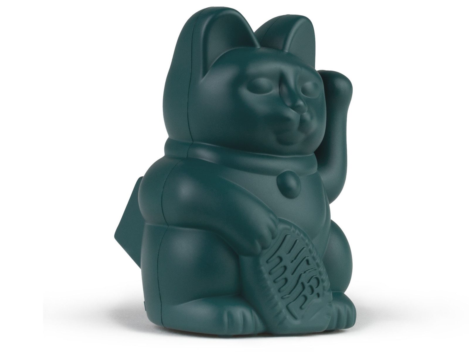 Donkey Products Dekofigur Lucky Cat Solar Winkekatze grün 6,5cm