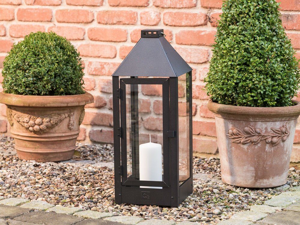 A2 Living Kerzenhalter A2 Living Allwetter Laterne MAXI Schwarz 60 cm