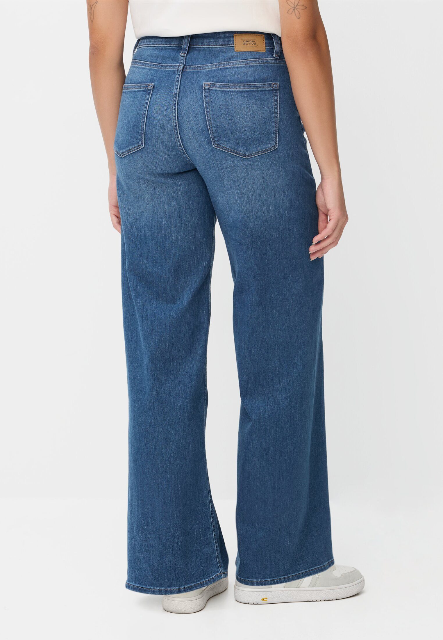 camel active 5-Pocket-Jeans mit weitem Bein Wide Leg – Bild 2 von 5