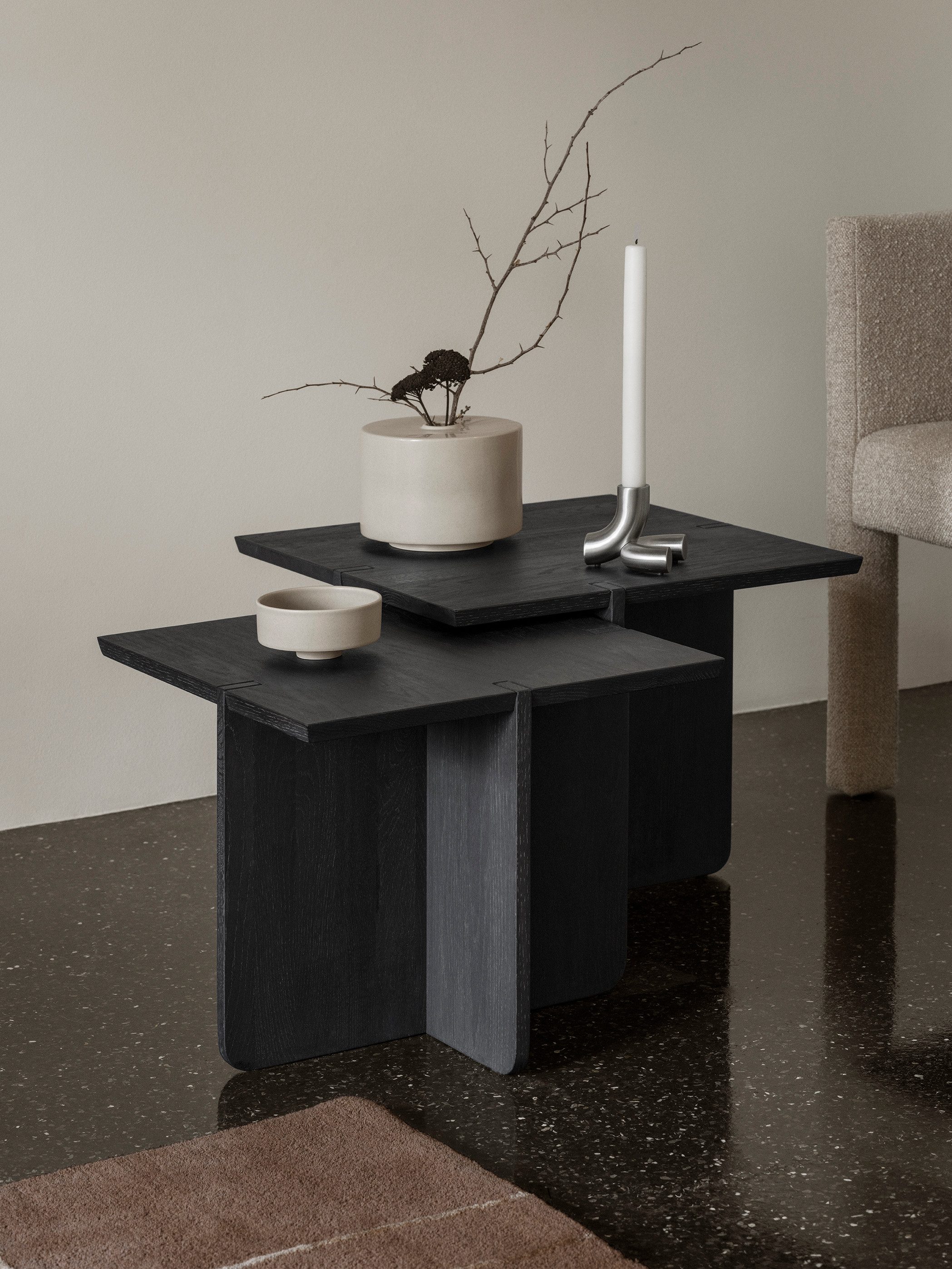 blomus Schale -MAKOTO- Servierschale, Esschale, Bowl: Modernes Design, Steingut, (1-tlg), Zeitlose Schale, matte Glasur, schwebende Leichtigkeit