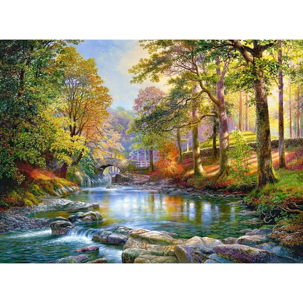 Castorland Puzzle Puzzle Entlang des Flusses 3000 Teile, Puzzleteile