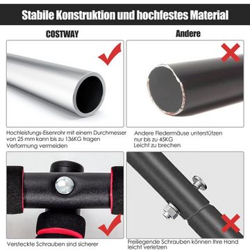 COSTWAY Klimmzugstange Türstange, mit Mehreren Griffen, bis 136KG