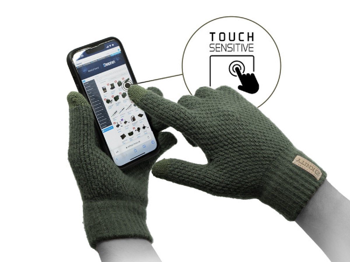 Delphin.sk Strickhandschuhe KNITY Strickhandschuhe für Männer und Frauen Outdoor Freizeit Für Männer und Frauen gleichermaßen geeignet