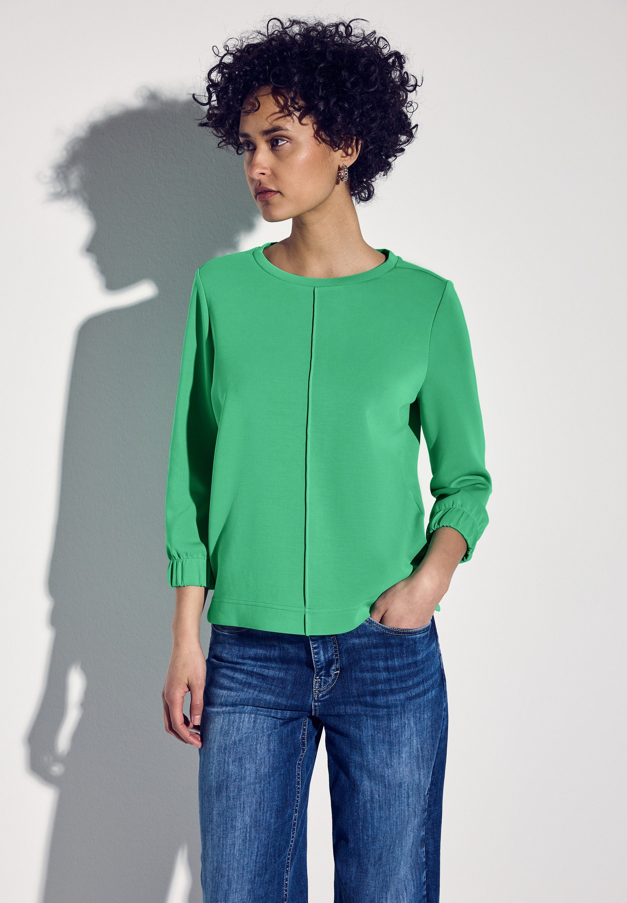 STREET ONE Sweater mit 3/4-Arm mit günstig online kaufen