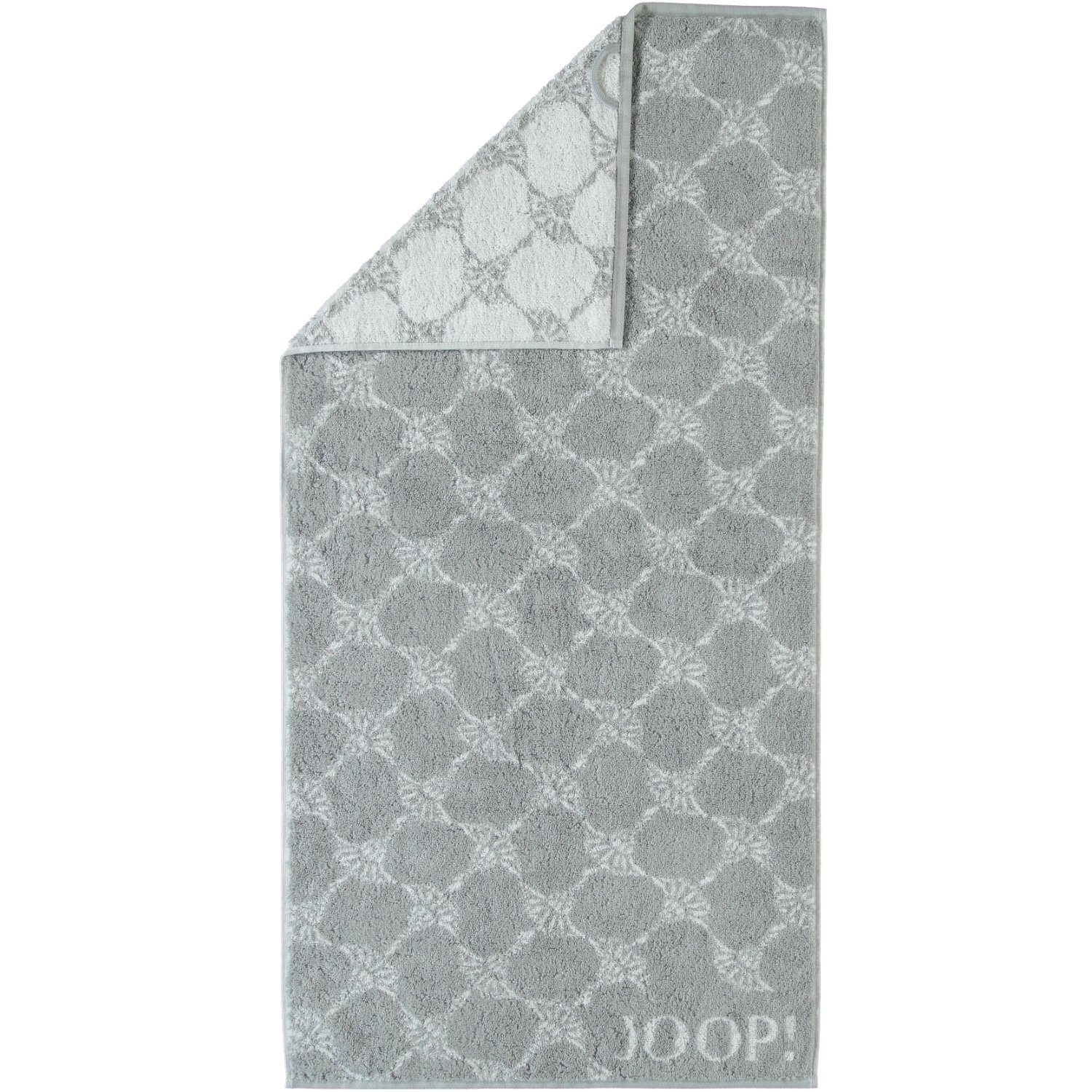 Joop! Handtücher Classic Cornflower 1611, 100% Baumwolle silber - 76