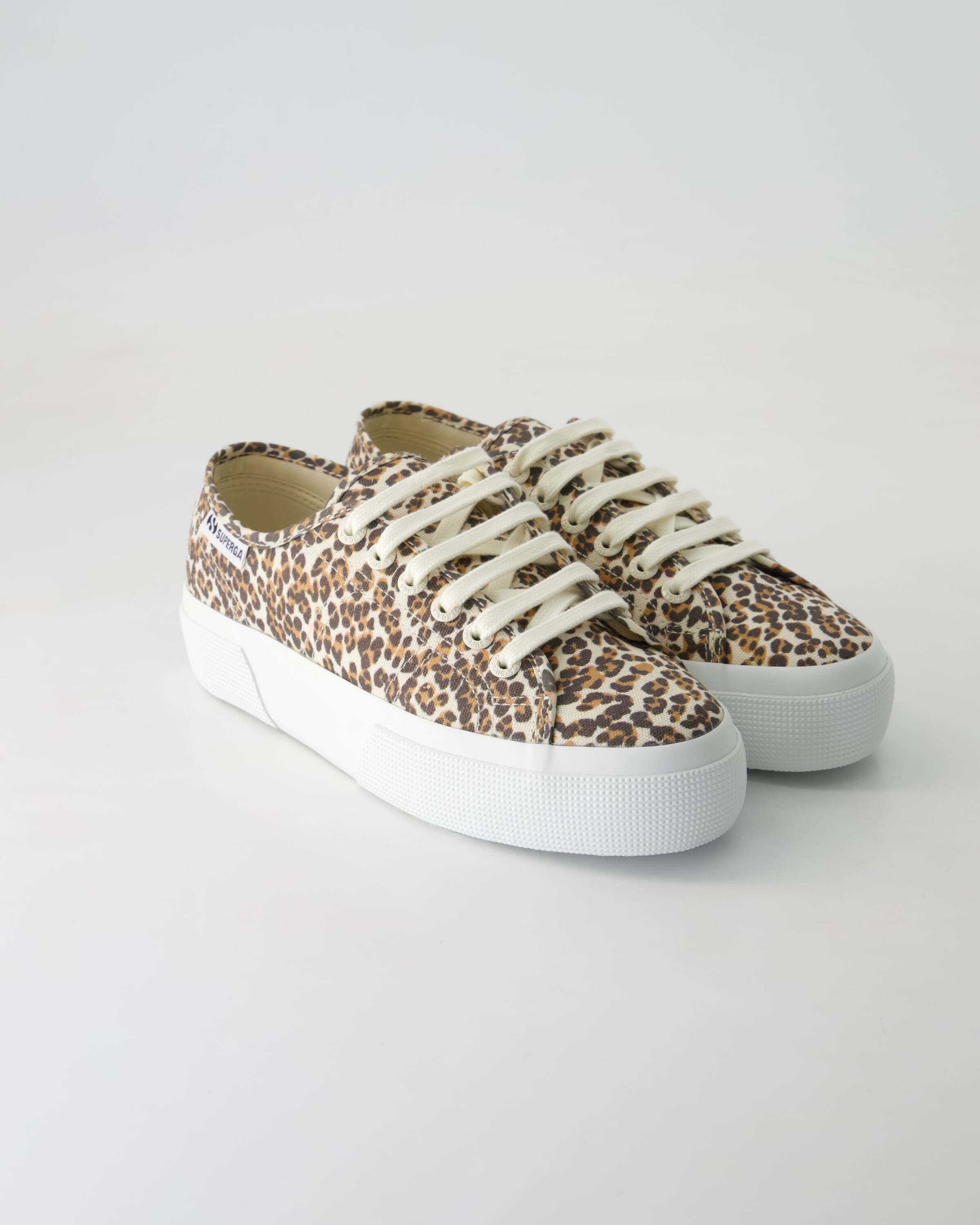 Superga 3740 Platform Leopard Schnürschuh Obermaterial: Textil günstig online kaufen