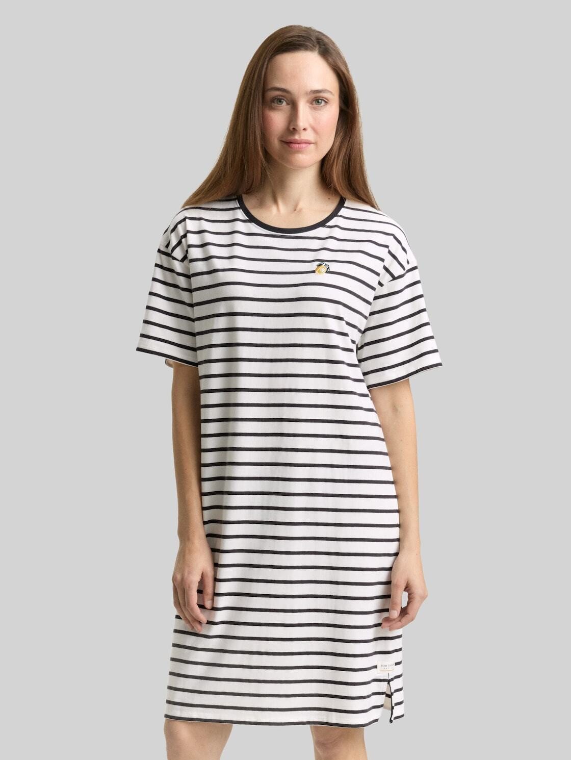 TOM TAILOR Pyjama Bodywear (1 tlg) Nachthemd mit Streifenmuster