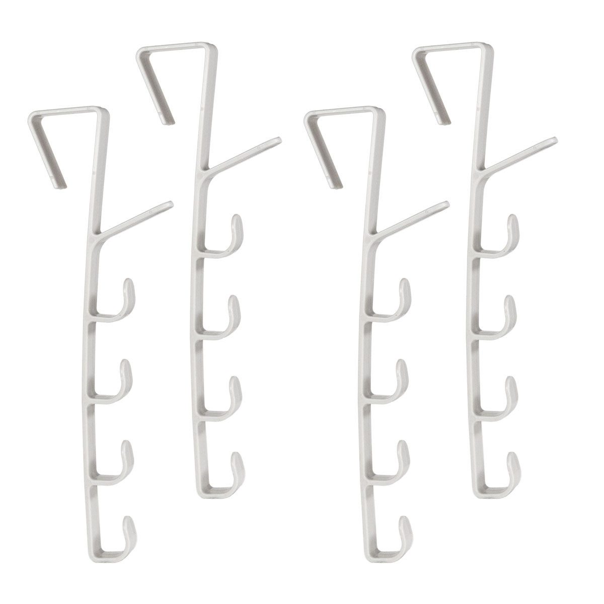 Beast Handtuchhaken Türhakenleiste, Türhaken Kleiderhaken, Türgarderobe 4er Set, (4-St), Ohne Werkzeug, ohne Bohren
