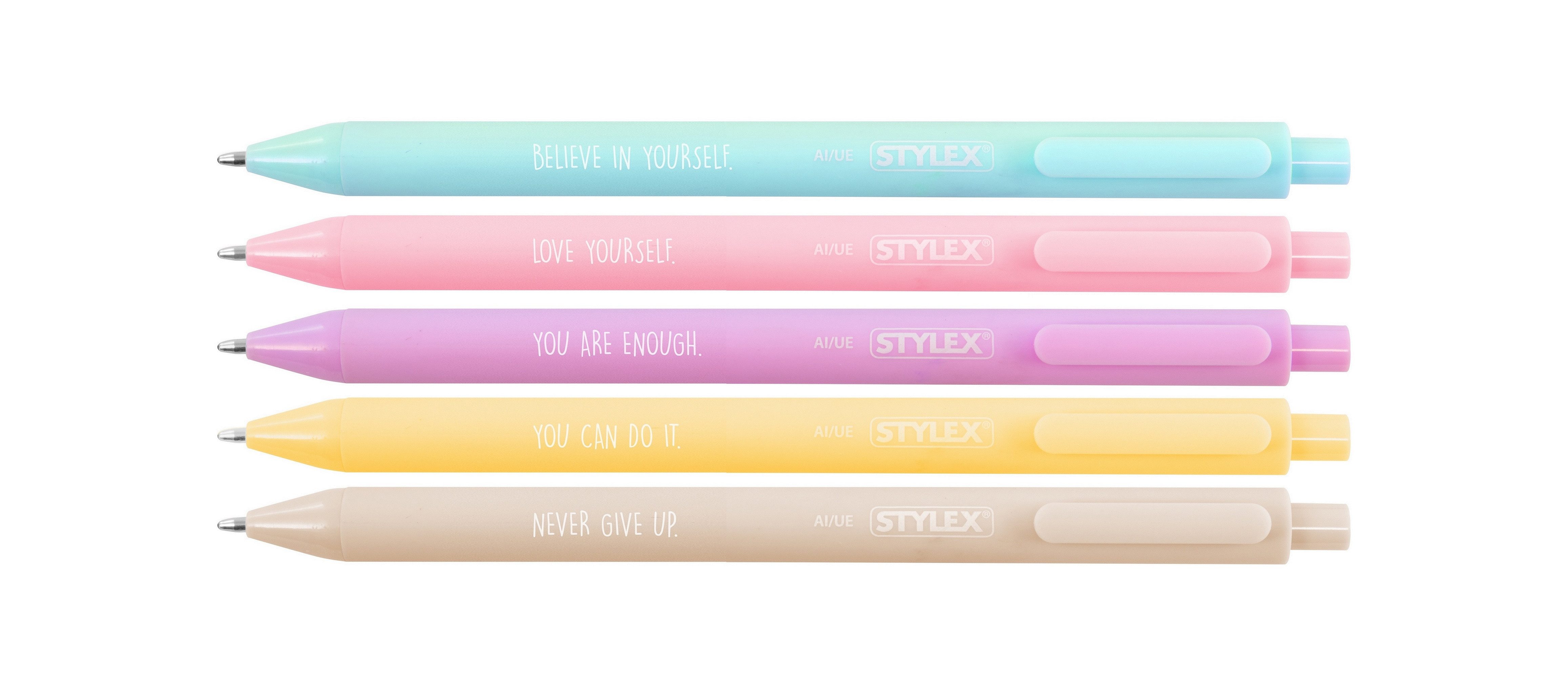 Stylex Schreibwaren Kugelschreiber 5x Kugelschreiber Be You Kollektion