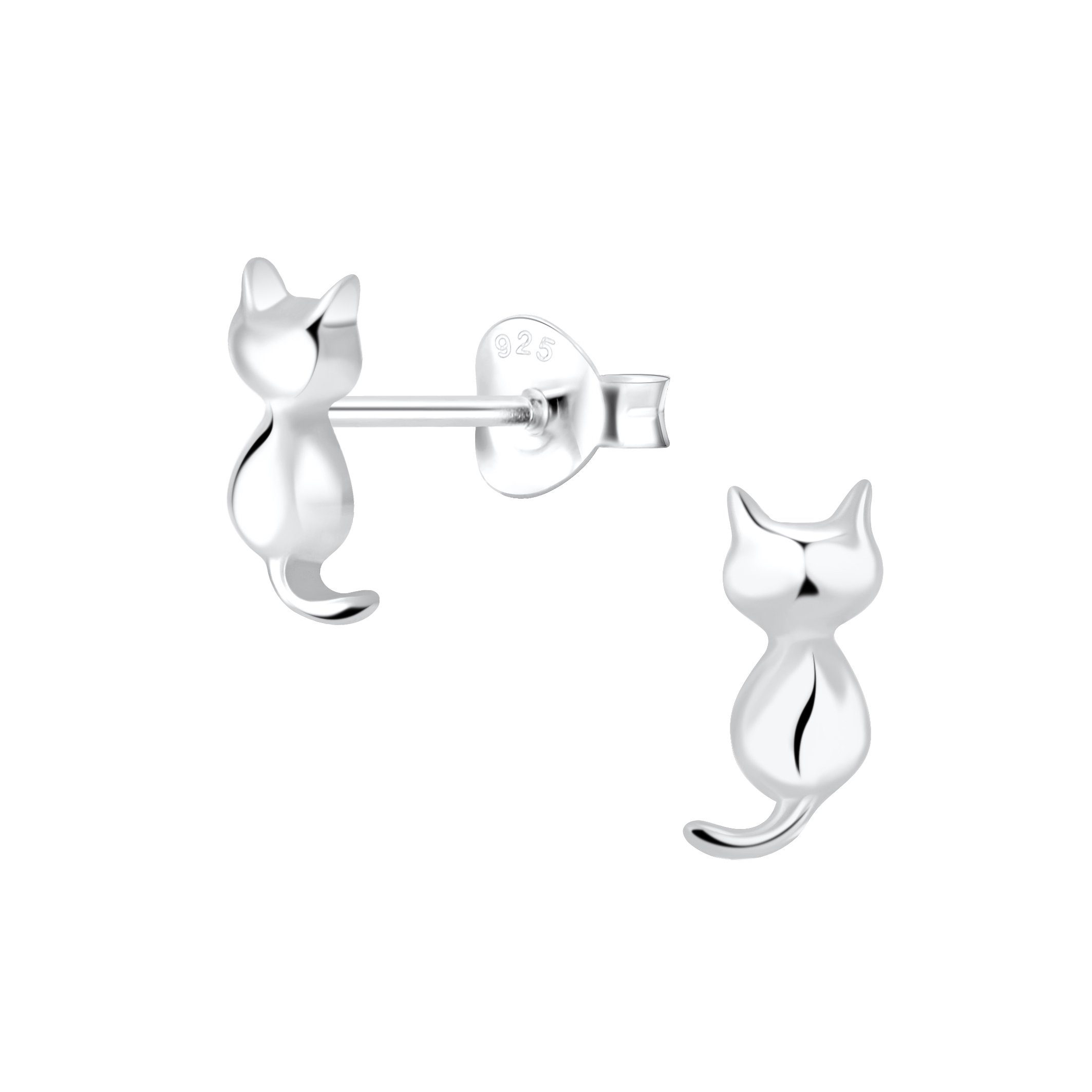 Epoch World 925 Silber Ohrringe Für Damen Mädchen Mond