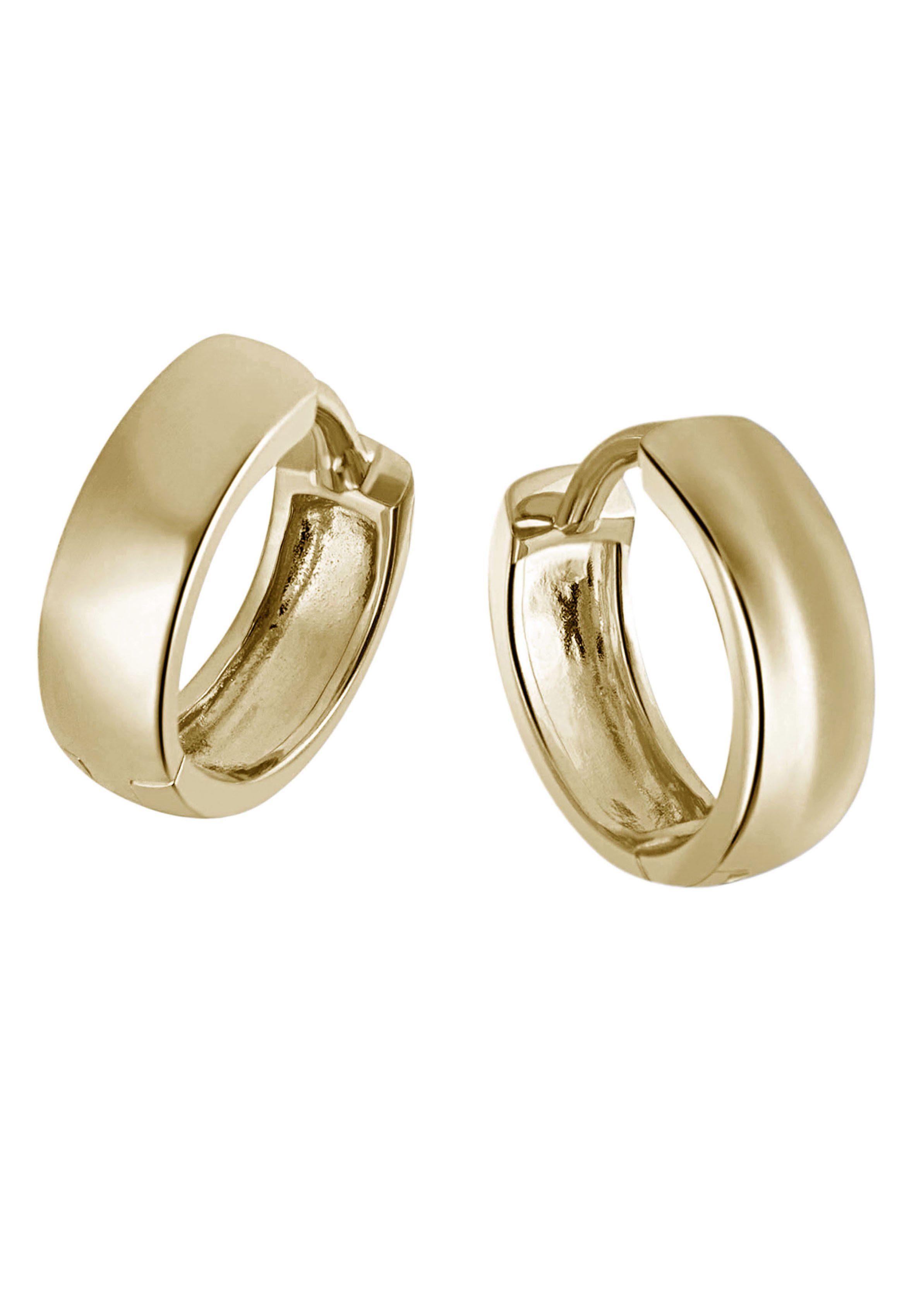 Paar Creolen Schmuck Geschenk Silber 925 Ohrschmuck glänzend