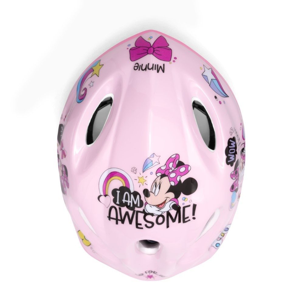 Seven Polska Kinderfahrradhelm Disney "Minnie BOOM", verstellbar, 52-56cm, ab ca. 6 Jahre