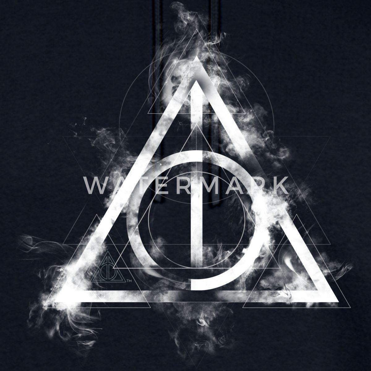 Spreadshirt Hoodie Harry Potter Teil 7 Symbol Herren Premium Hoodie (1-tlg)