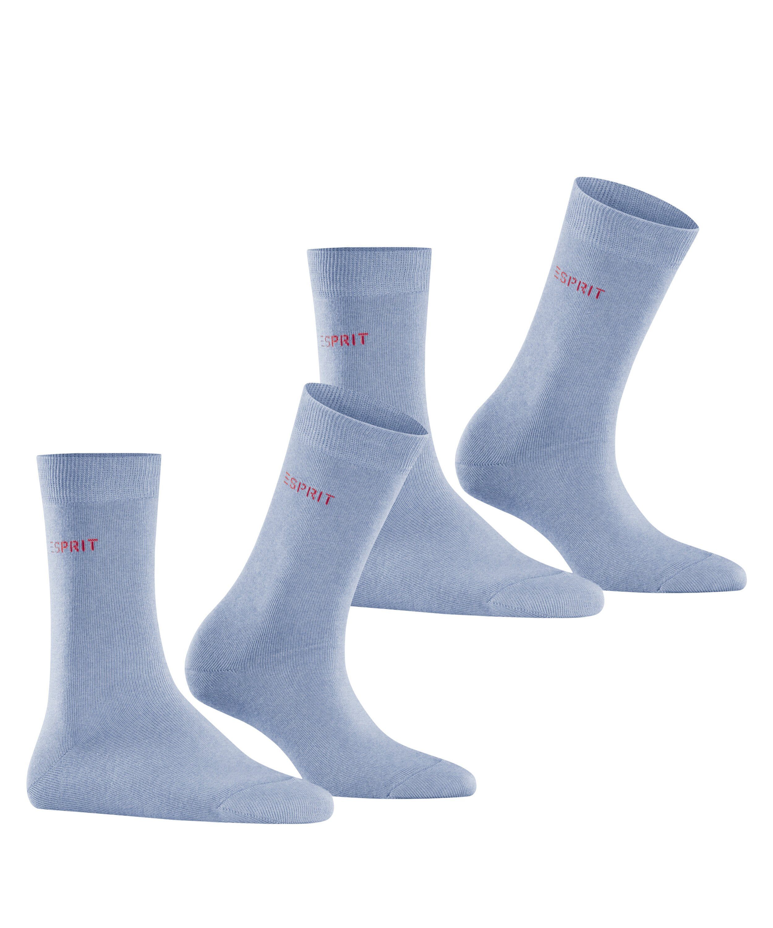 Esprit Socken Uni 2-Pack (2-Paar) aus elastischem Material