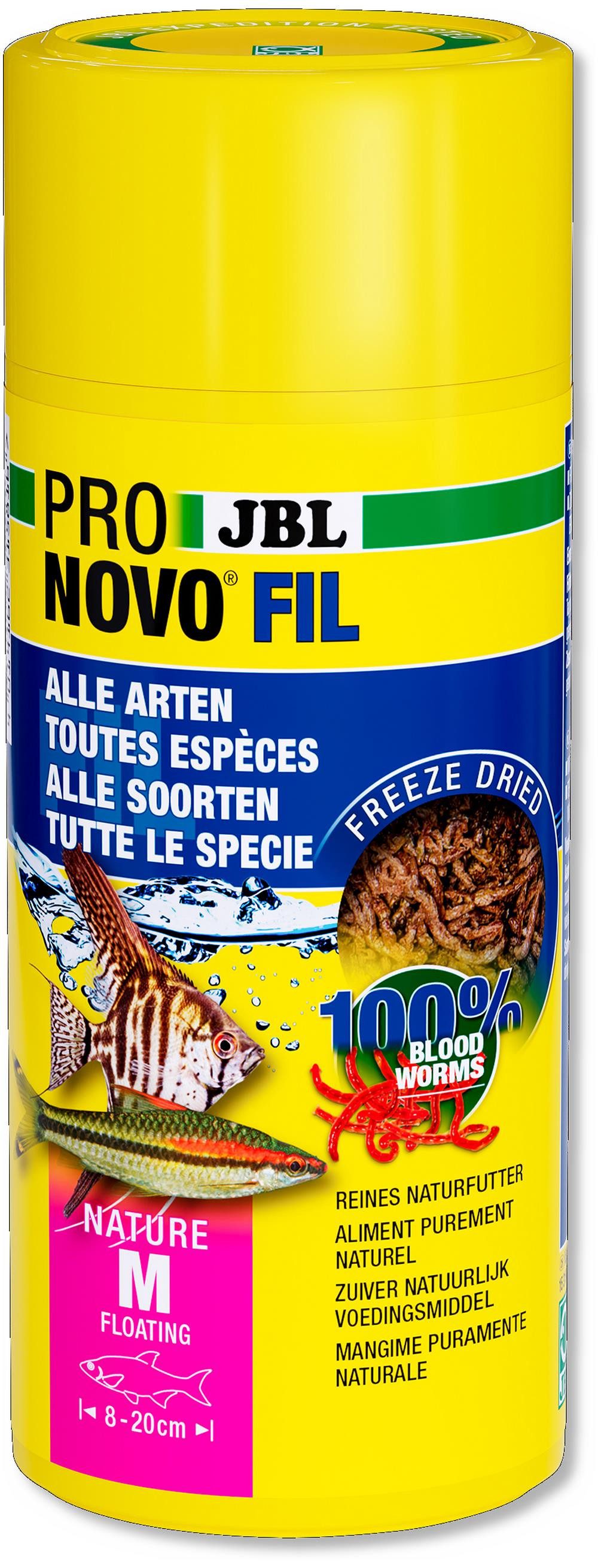 Aquariendeko JBL Pronovo Fil Mückenlarven für alle Zierfische 250ml