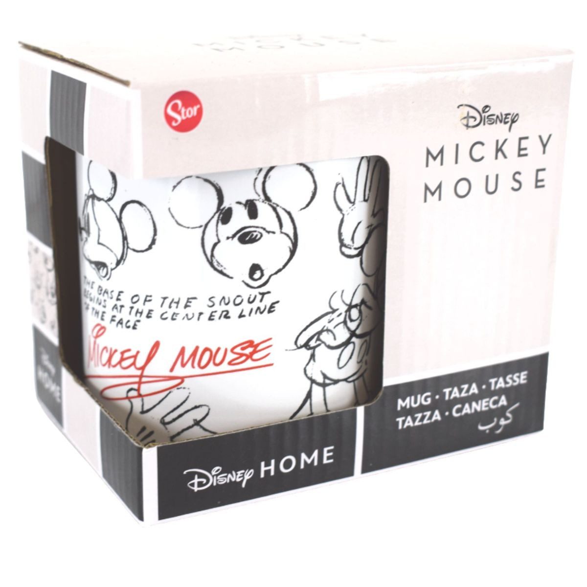 Stor Tasse Tasse mit Disney Mickey Mouse Motiv ca. 325ml aus Keramik ca. Ø8x9,5cm, 1-tlg., Keramik, authentisches Design