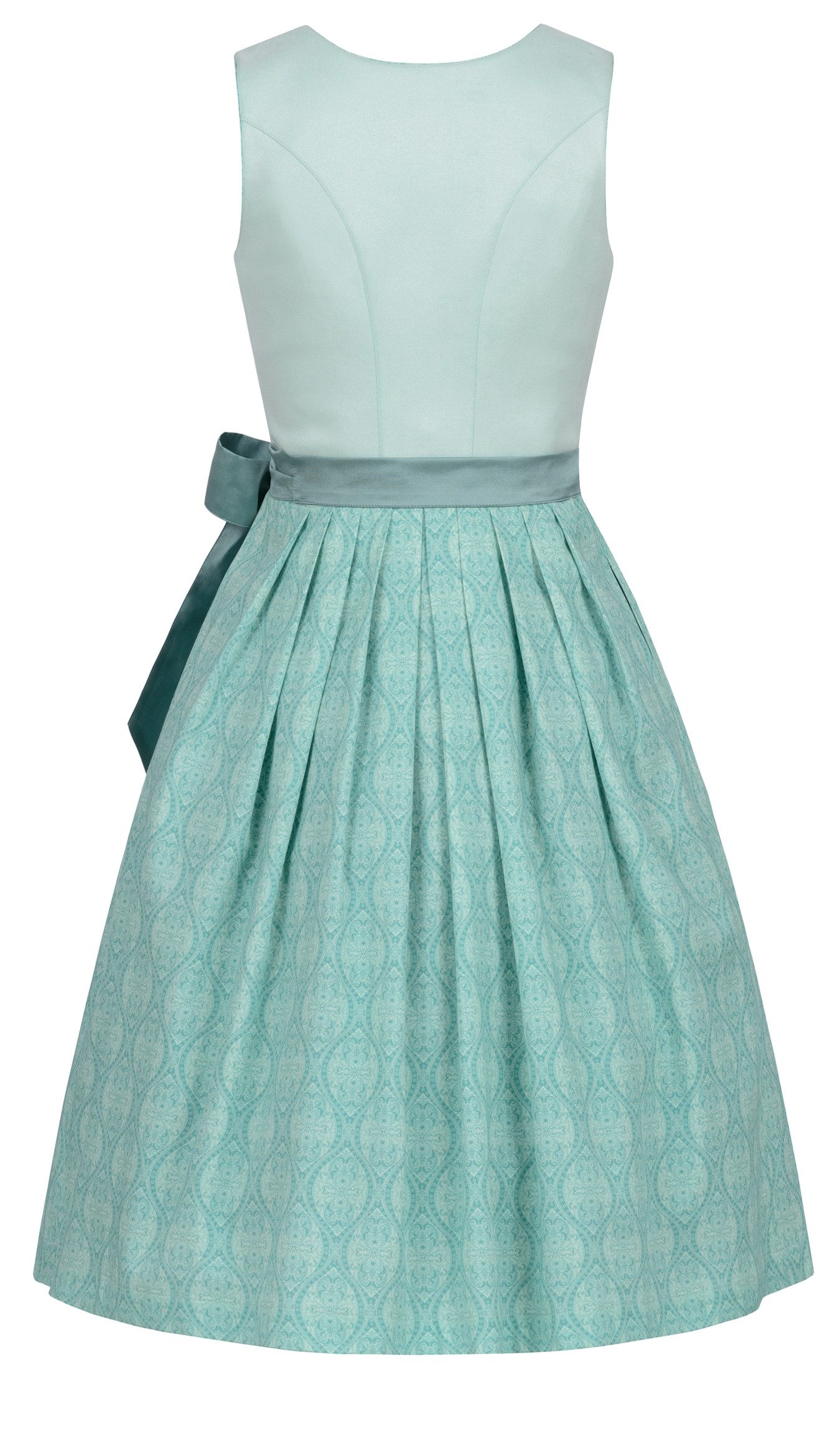 Nübler Trachtenkleid Midi Dirndl Gundi in Aqua von Nübler günstig online kaufen