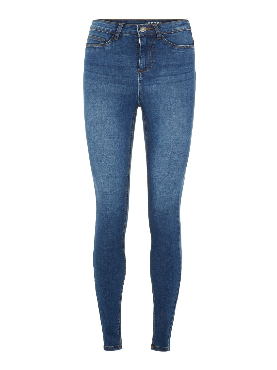 Noisy may Skinny-fit-Jeans NMCALLIE HW SKINNY BLUE JEANS NOOS