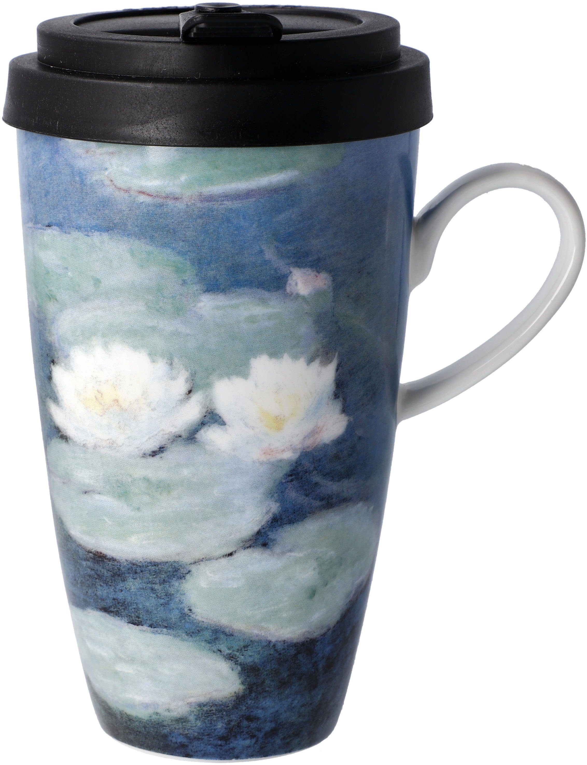 Goebel Coffee-to-go-Becher Künstlertasse Claude Monet - Seerosen am Abend, Fine  Bone China, Umweltfreundlich und wiederverwendbar