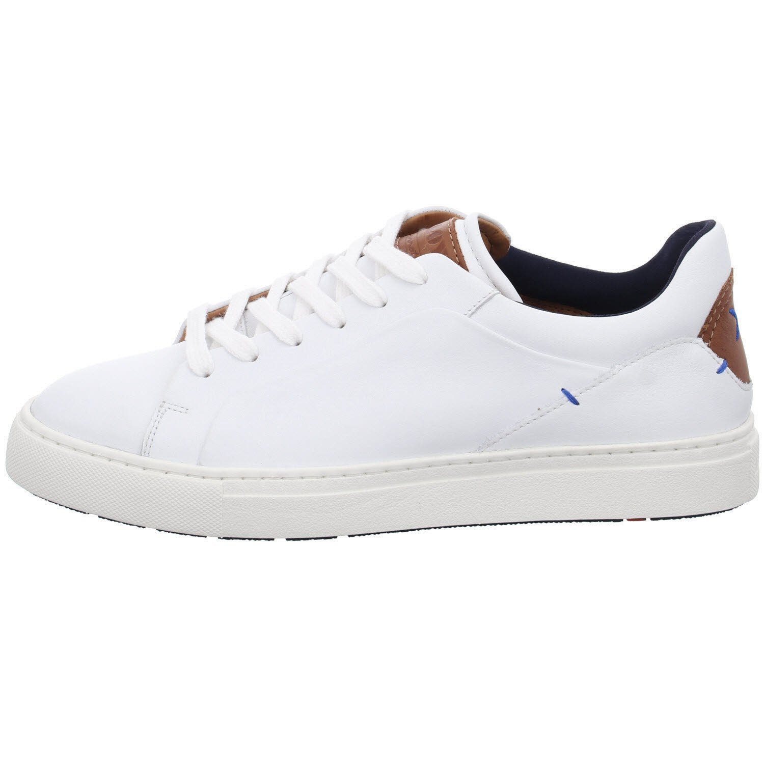 Lloyd Herren Schnürhalbschuhe Majuro Halbschuh Schnürschuh Glattleder 1 - WHITE/WHISKY